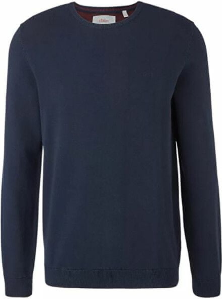 Niebieski sweter S.Oliver z okrągłym dekoltem