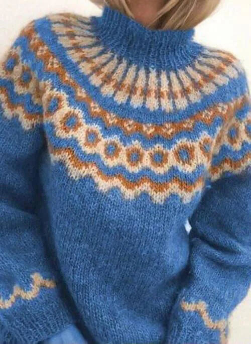 Niebieski sweter Sandbella