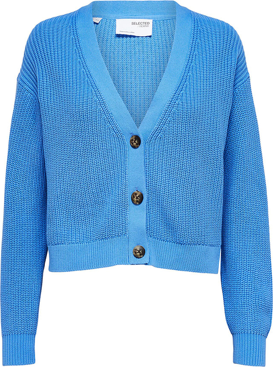 Niebieski sweter Selected Femme w stylu casual