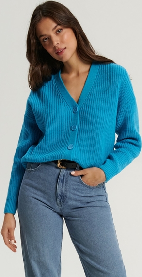 Niebieski sweter Sinsay