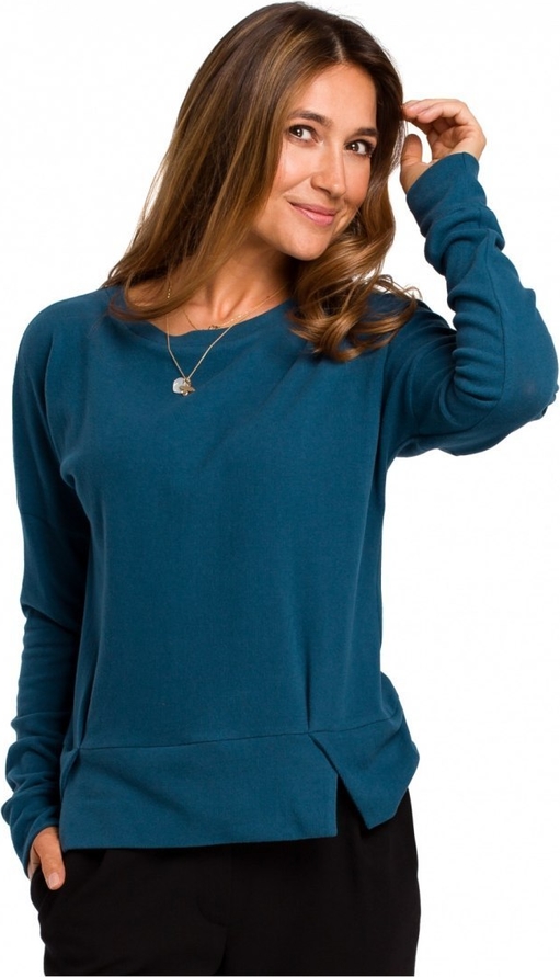 Niebieski sweter Style z bawełny