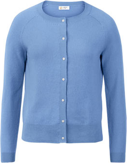 Niebieski sweter Tchibo z kaszmiru w stylu casual