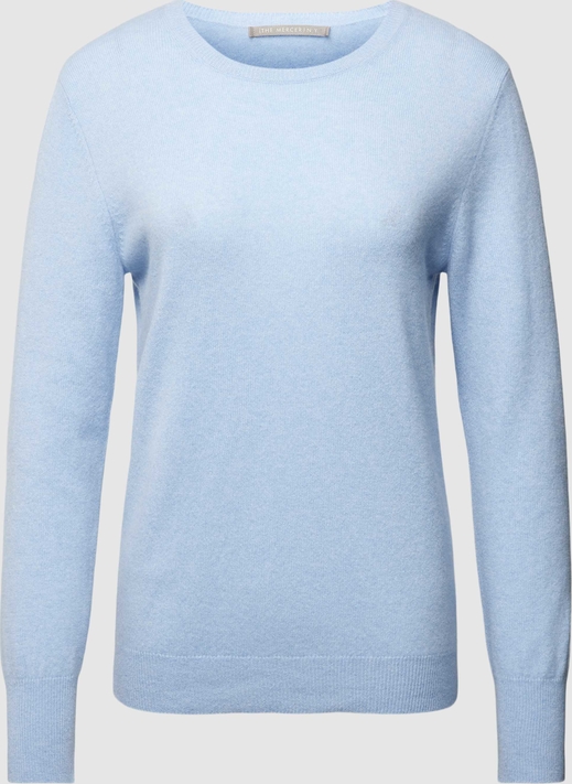 Niebieski sweter The Mercer N.Y. z kaszmiru w stylu casual