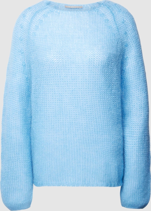 Niebieski sweter The Mercer N.Y. z moheru