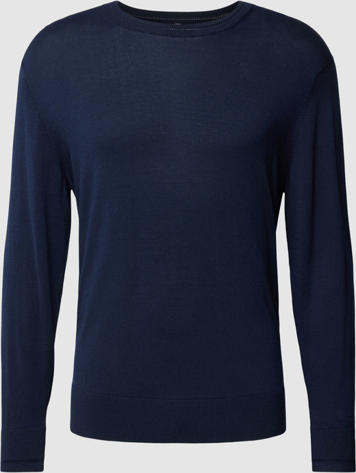Niebieski sweter Tommy Hilfiger w stylu casual z bawełny