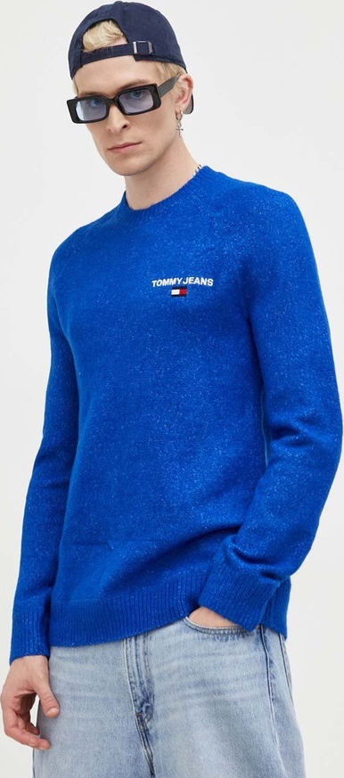 Niebieski sweter Tommy Jeans