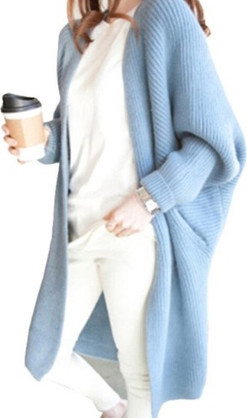 Niebieski sweter Turino Pl w stylu casual