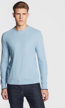 Niebieski sweter United Colors Of Benetton w stylu casual