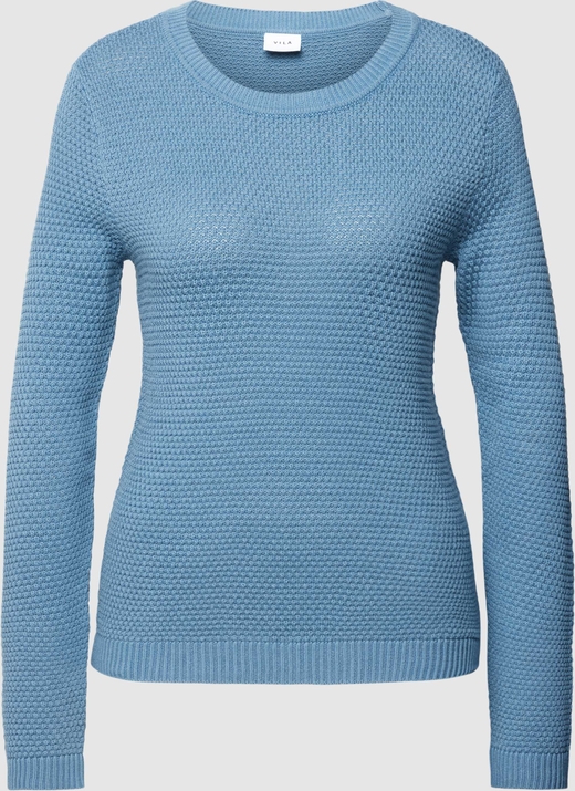 Niebieski sweter Vila z bawełny