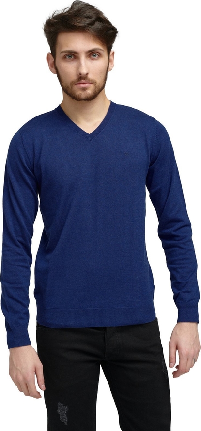 Niebieski sweter Wrangler