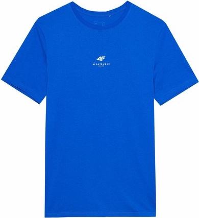 Niebieski t-shirt 4F w sportowym stylu