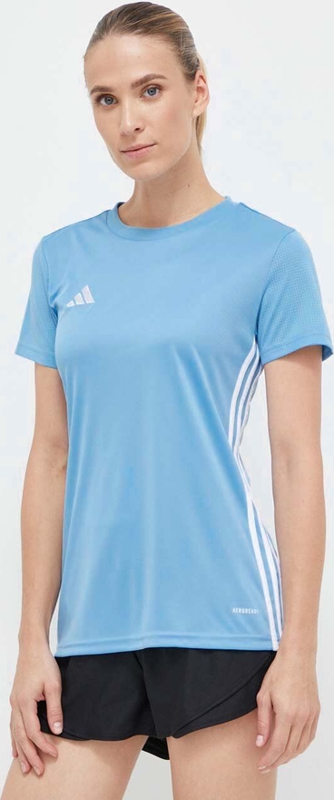 Niebieski t-shirt Adidas Performance
