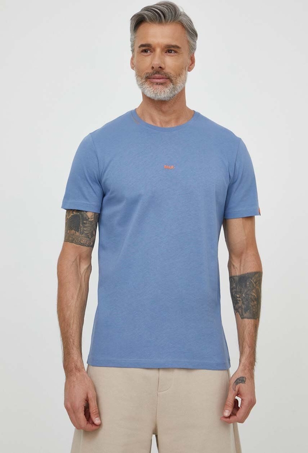 Niebieski t-shirt answear.com z krótkim rękawem w stylu casual