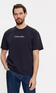 Niebieski t-shirt Calvin Klein