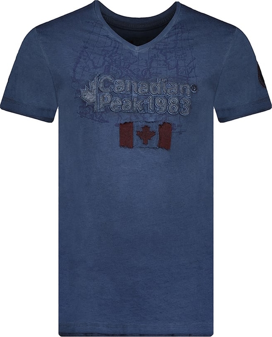 Niebieski t-shirt Canadian Peak
