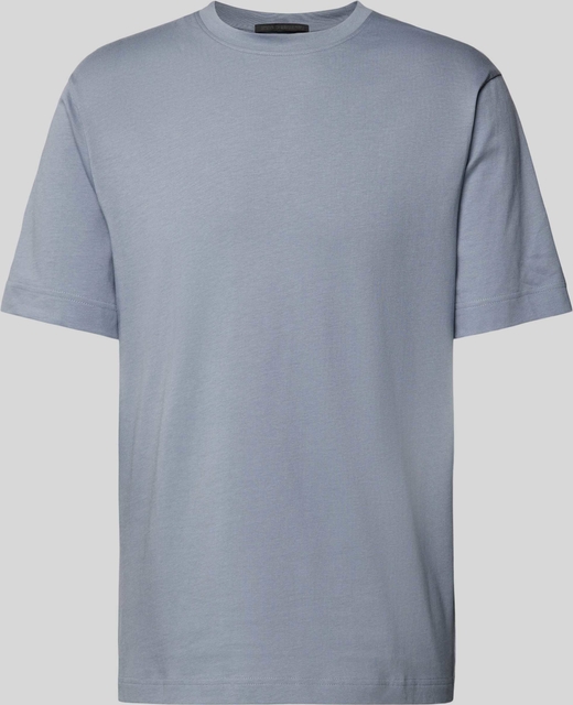 Niebieski t-shirt Drykorn w stylu casual z bawełny