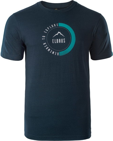 Niebieski t-shirt Elbrus w sportowym stylu