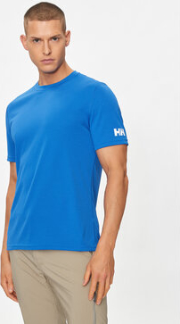 Niebieski t-shirt Helly Hansen z krótkim rękawem