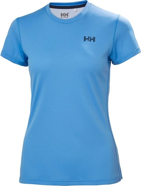 Niebieski t-shirt Helly Hansen z okrągłym dekoltem w sportowym stylu