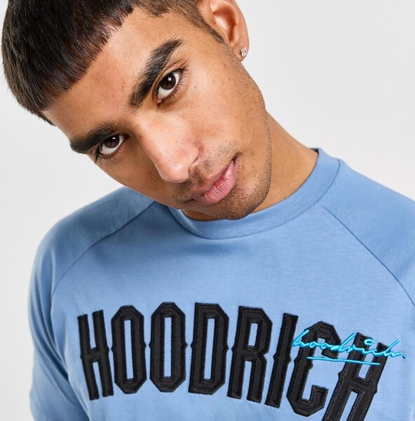 Niebieski t-shirt Hoodrich