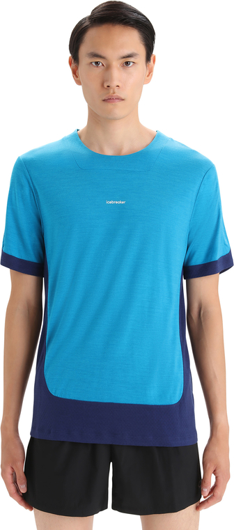 Niebieski t-shirt Icebreaker termoaktywny