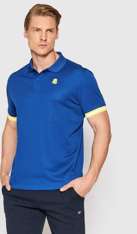 Niebieski t-shirt Invicta w stylu casual