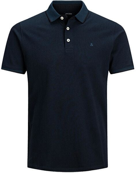 Niebieski t-shirt Jack&jones Plus z krótkim rękawem w stylu casual
