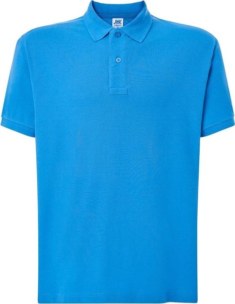 Niebieski t-shirt JK Collection z bawełny w stylu casual z krótkim rękawem