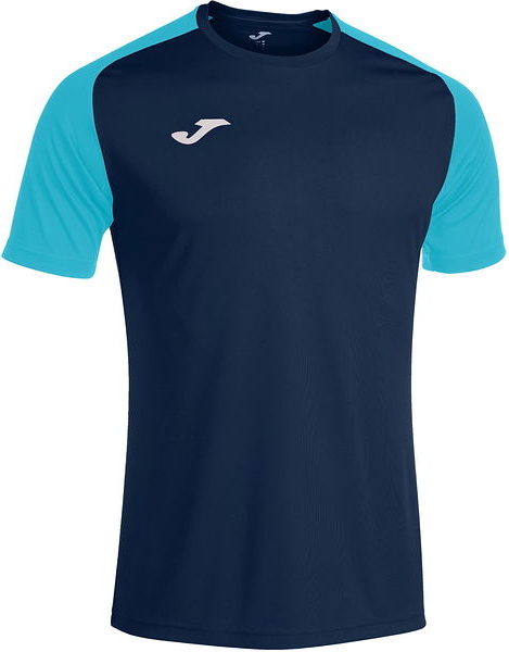 Niebieski t-shirt Joma z krótkim rękawem w sportowym stylu