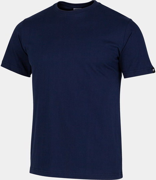 Niebieski t-shirt Joma z krótkim rękawem z bawełny w stylu klasycznym