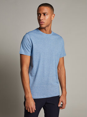 Niebieski t-shirt Matinique z krótkim rękawem w stylu casual