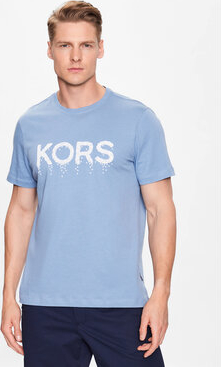 Niebieski t-shirt Michael Kors w młodzieżowym stylu