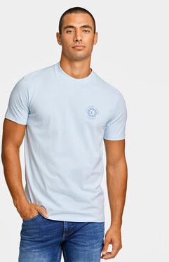 Niebieski t-shirt MODIVO