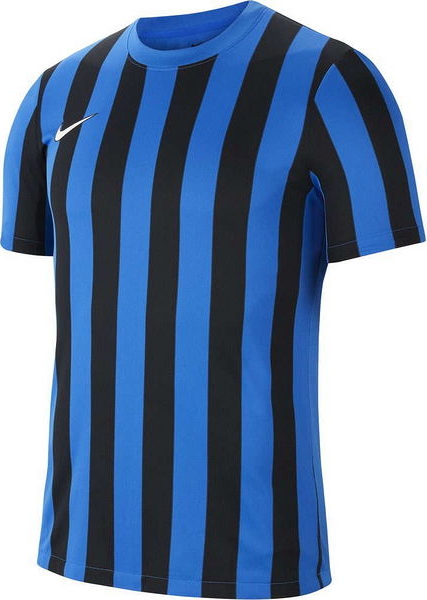 Niebieski t-shirt Nike z dżerseju z krótkim rękawem w sportowym stylu