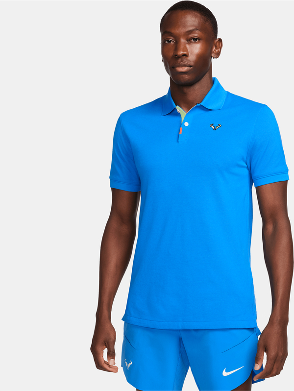 Niebieski t-shirt Nike z krótkim rękawem z bawełny