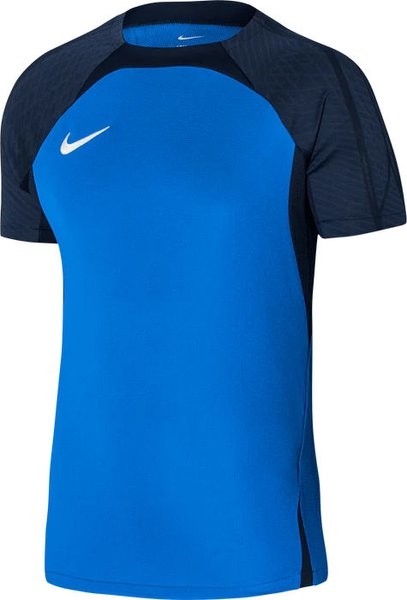 Niebieski t-shirt Nike z tkaniny z krótkim rękawem