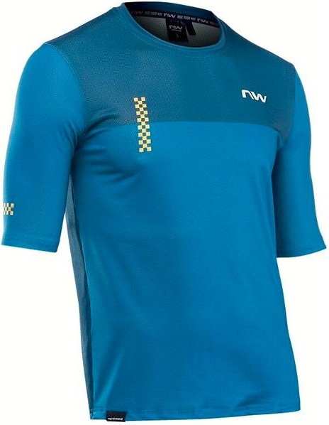 Niebieski t-shirt Northwave w sportowym stylu