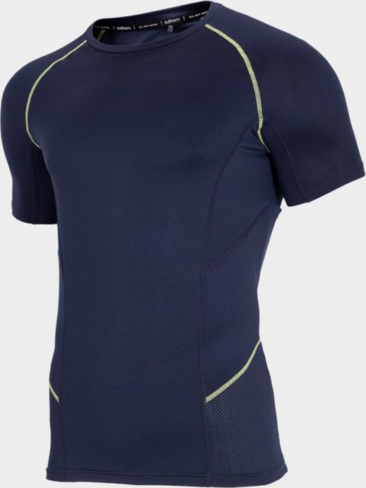 Niebieski t-shirt Outhorn z krótkim rękawem w sportowym stylu