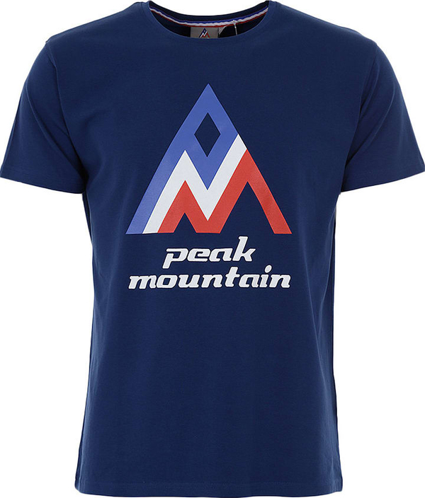 Niebieski t-shirt Peak Mountain