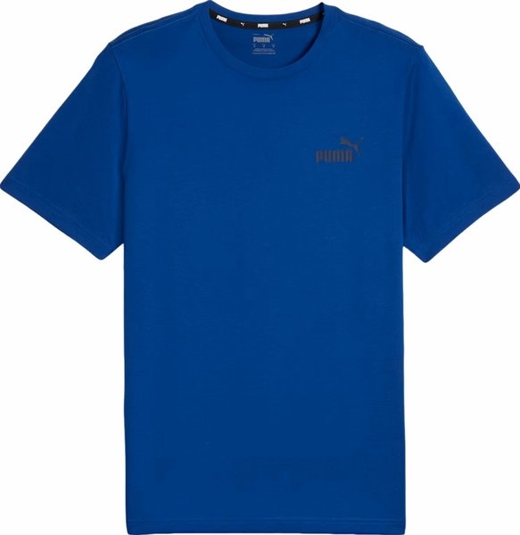 Niebieski t-shirt Puma z krótkim rękawem w stylu casual