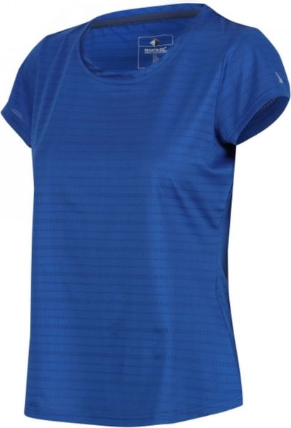 Niebieski t-shirt Regatta z okrągłym dekoltem w sportowym stylu