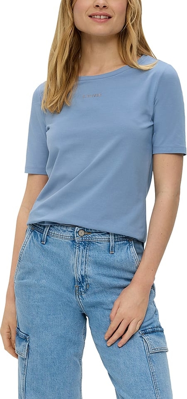 Niebieski t-shirt S.Oliver z krótkim rękawem