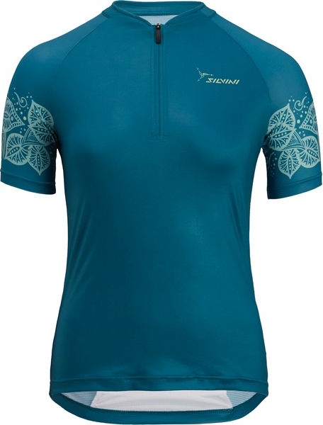 Niebieski t-shirt Silvini w stylu klasycznym z krótkim rękawem