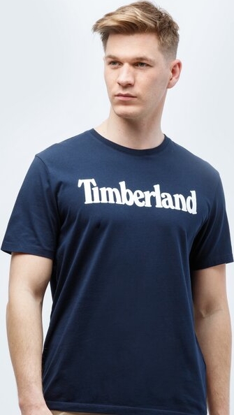 Niebieski t-shirt Timberland