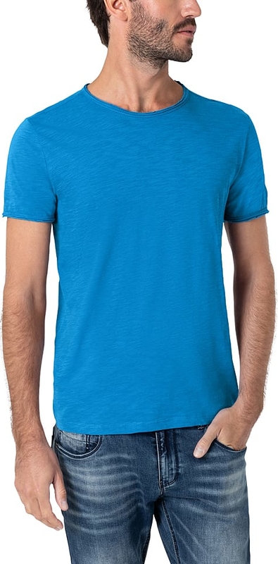 Niebieski t-shirt Timezone w stylu casual