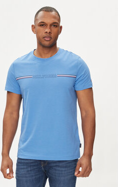 Niebieski t-shirt Tommy Hilfiger