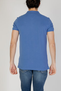 Niebieski t-shirt Tommy Jeans w stylu casual