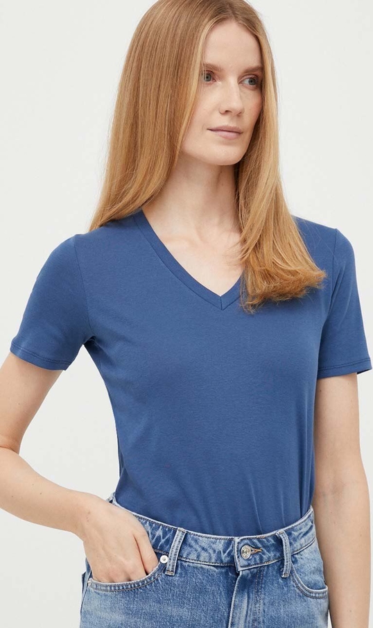 Niebieski t-shirt United Colors Of Benetton