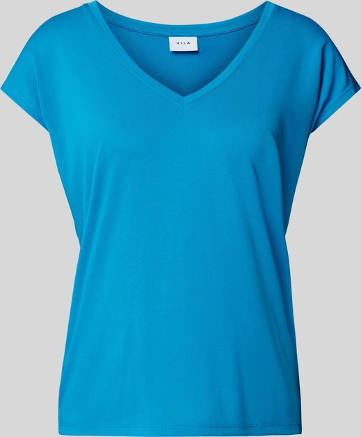 Niebieski t-shirt Vila