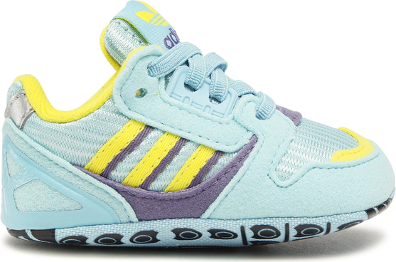 Niebieskie buciki niemowlęce Adidas na rzepy